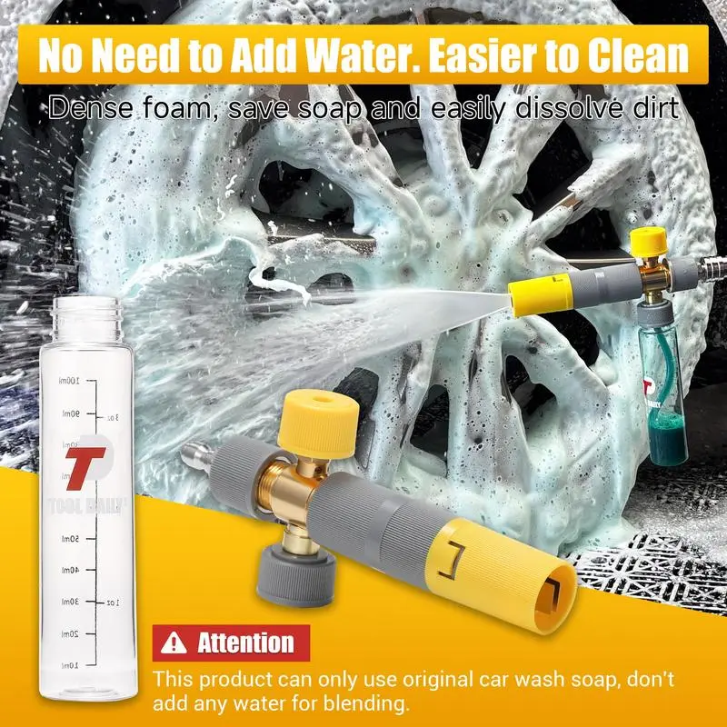 Foam Cannon and Dual-Connector Accessory