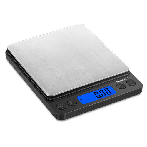 Proster LCD Digital Kitchen Scales Electronic Balance Weight 0.01-500g Backlit