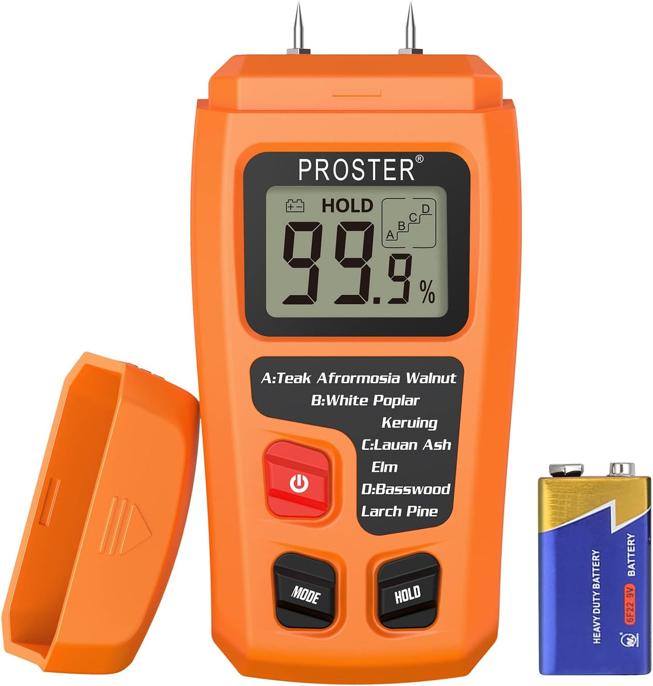 Proster RZMT-10 MD Digital Wood Moisture Meter Handheld Moisture Tester
