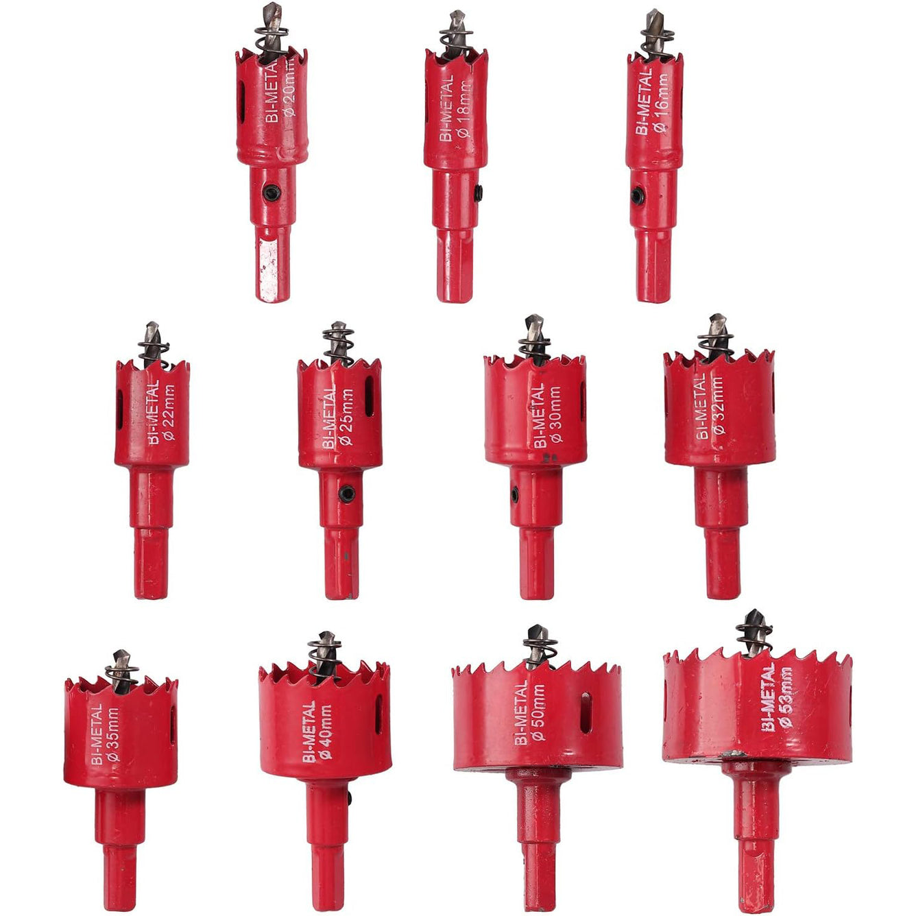 Proster Hole Saw 11 PCS Hole Cutter HSS Center Drill Bits Set