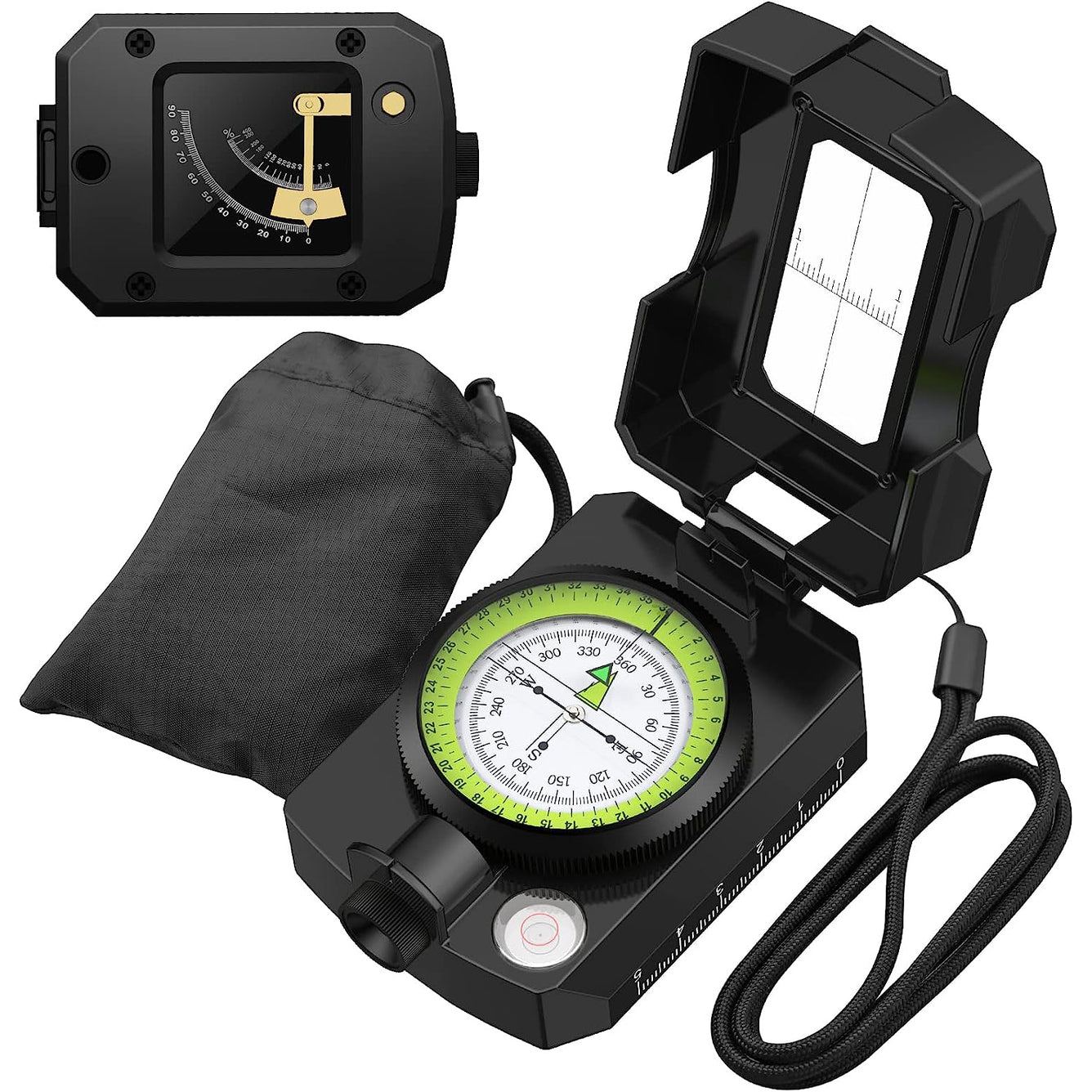 Proster IP54 Hiking Compass with Sighting Clinometer Professional Military Compass