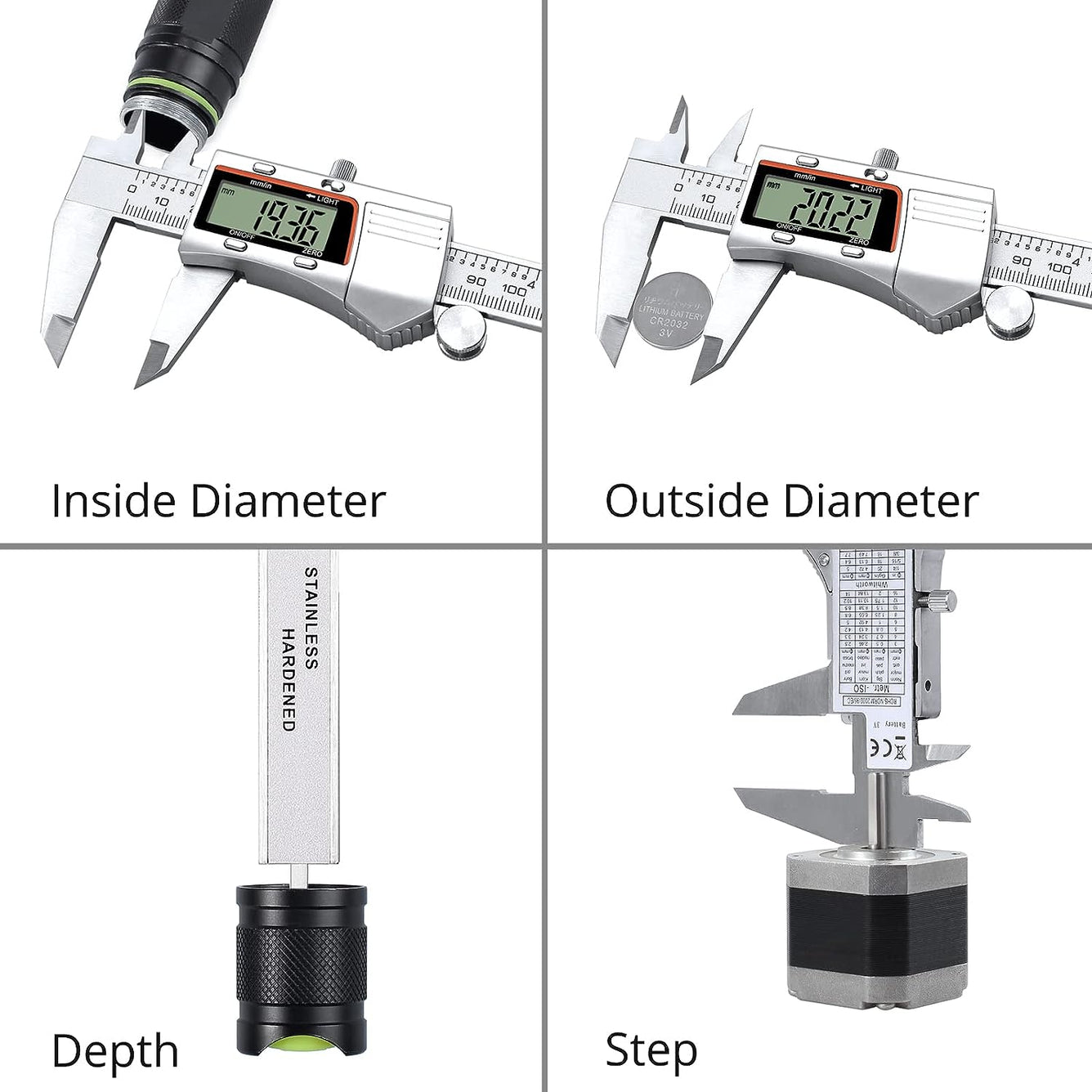 Proster Backlight Digital Vernier Caliper 150mm/6inch
