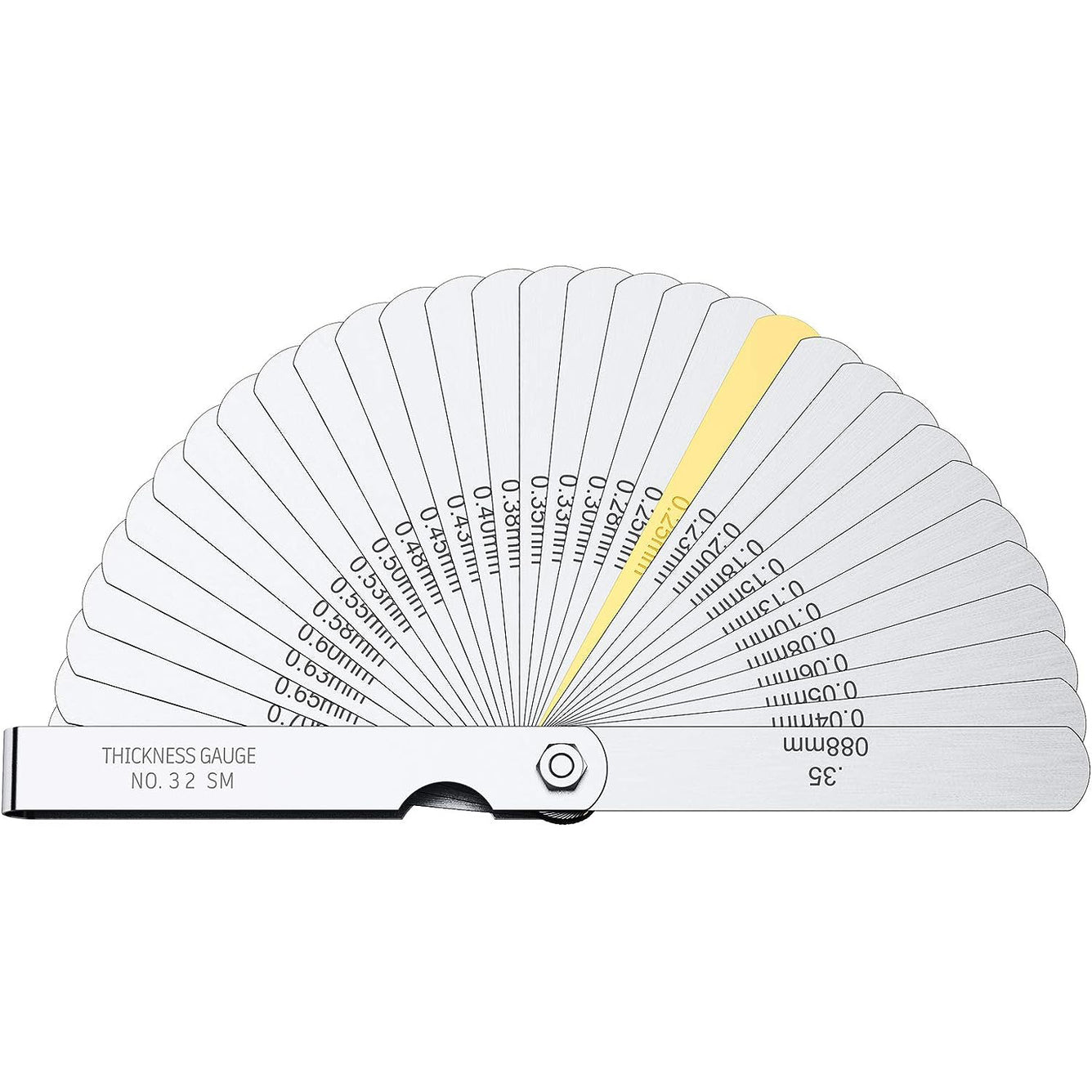 Proster 8inch/200mm Digital Vernier Caliper + 32 Blades Feeler Gauge