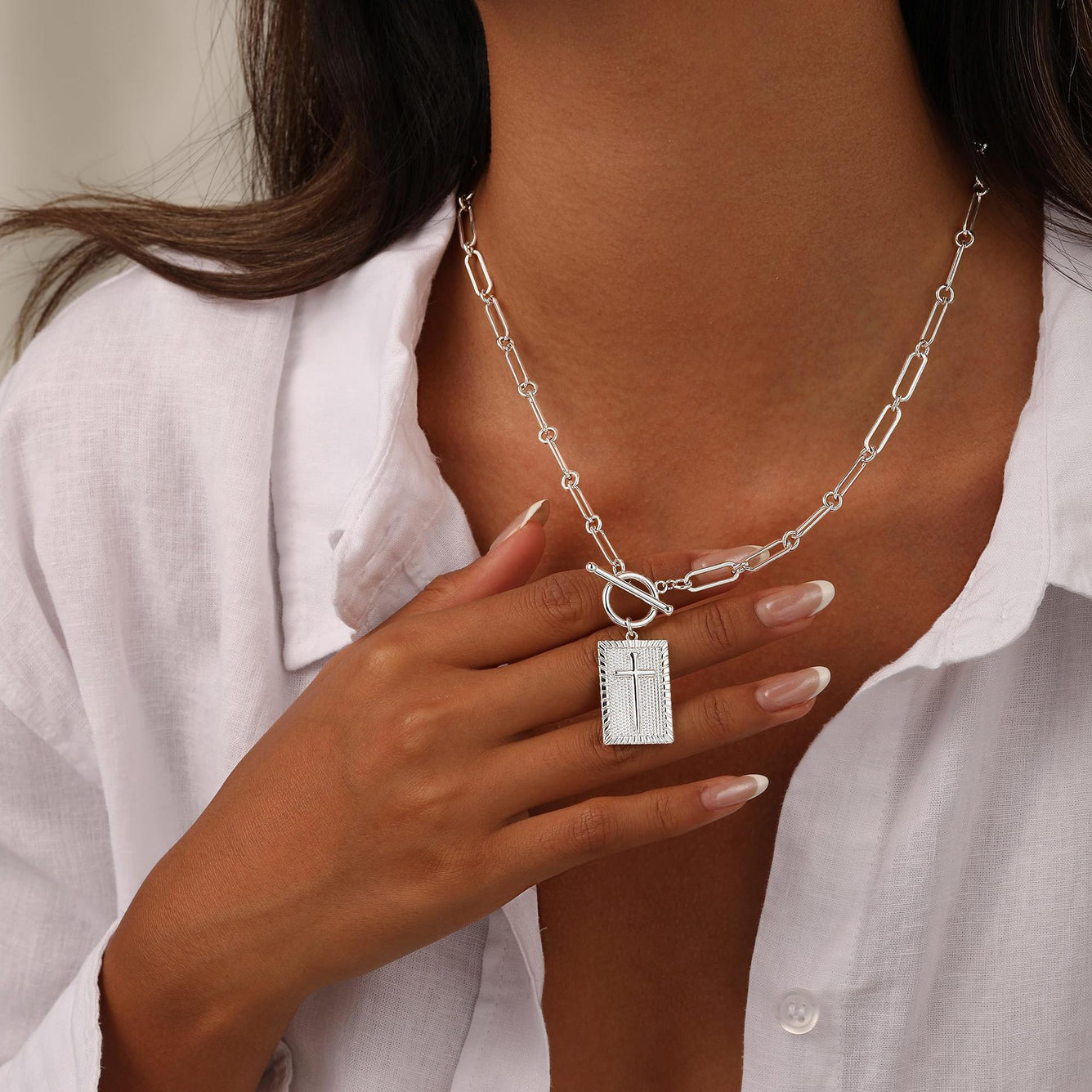 Cross Choker Necklace For Women