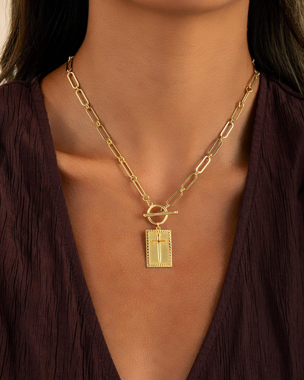 Cross Choker Necklace For Women