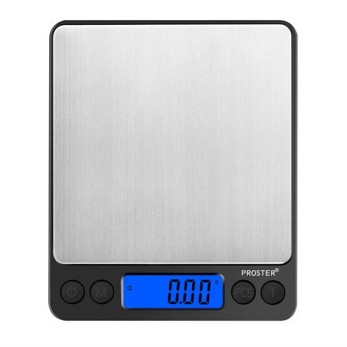 Proster LCD Digital Kitchen Scales Electronic Balance Weight 0.01-500g Backlit