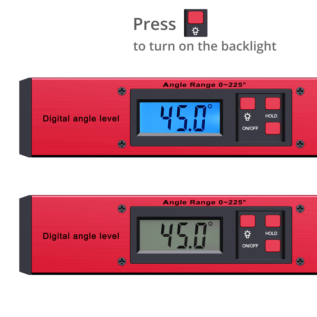 Proster 0-225°Digital Inclinometer Protractor Angle Finder