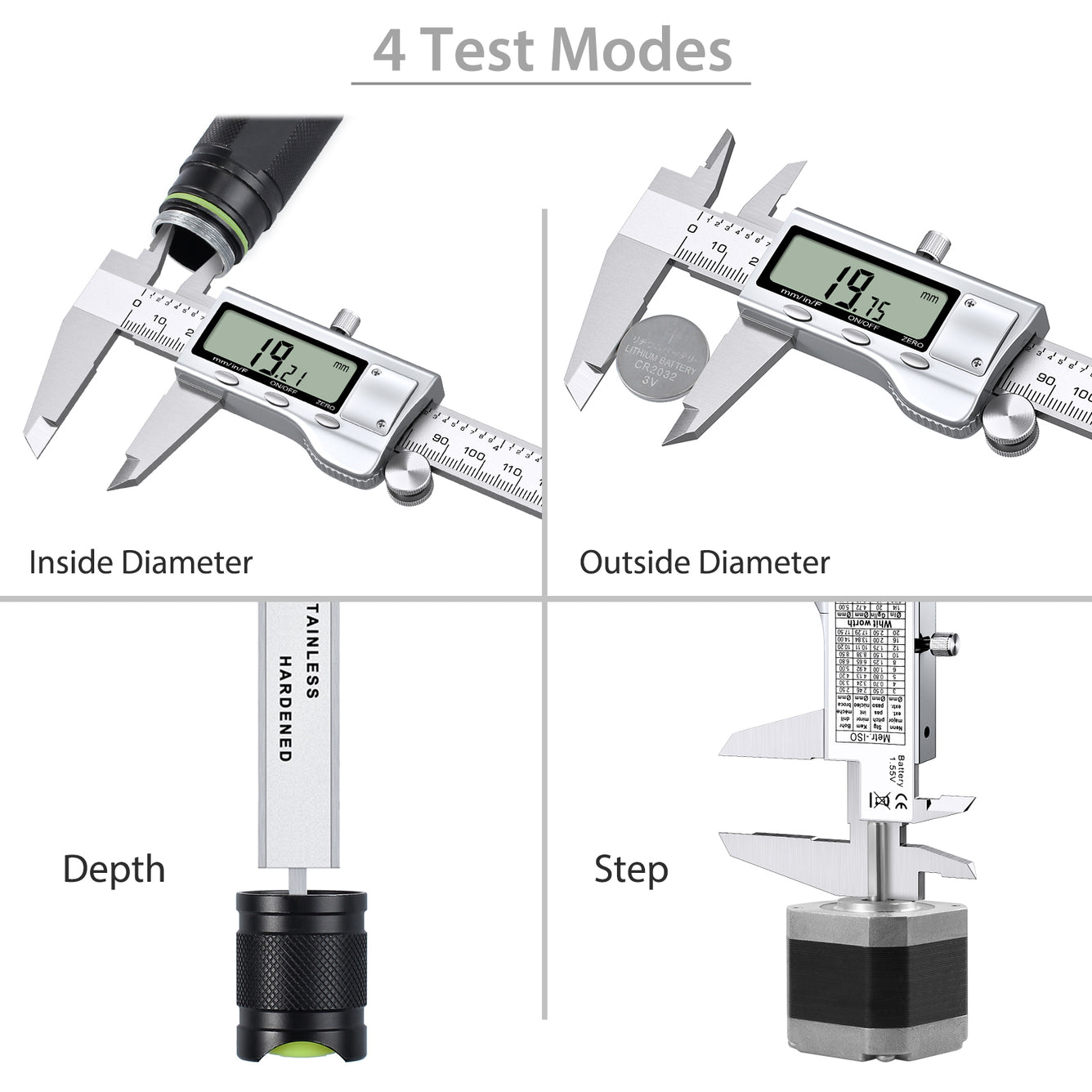 Proster Digital Vernier Caliper 6 Inch/ 150 mm Stainless Steel Electronic Caliper