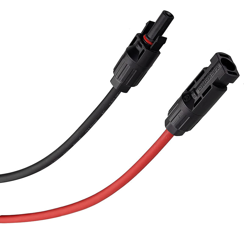 Proster 5m/16ft 12AWG 4mm² Solar Panel Extension Cable (5m Red + 5m Black)