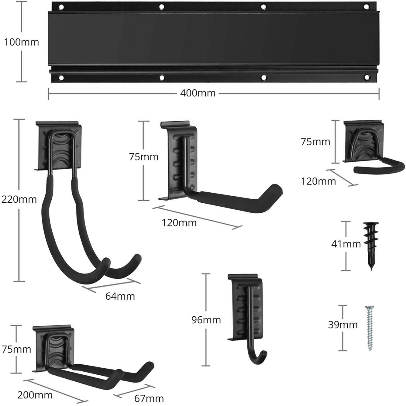Proster Garage Storage Wall Hooks