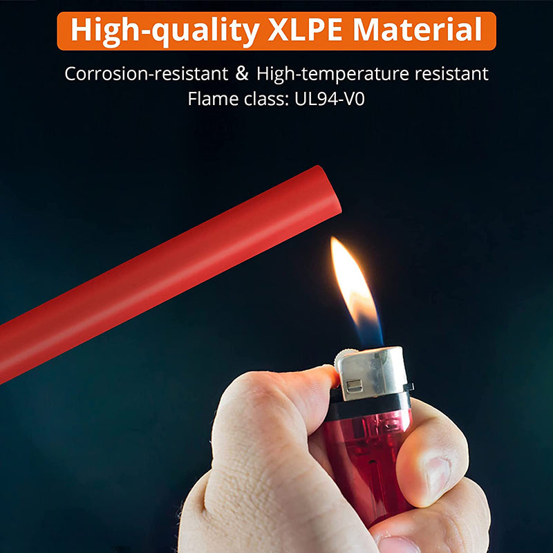 Proster 5m/16ft 12AWG 4mm² Solar Panel Extension Cable (5m Red + 5m Black)