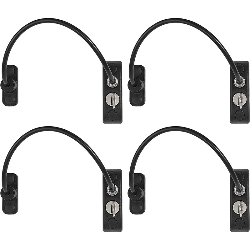 Proster Window Restrictor Locks 4 Packs Security Cable