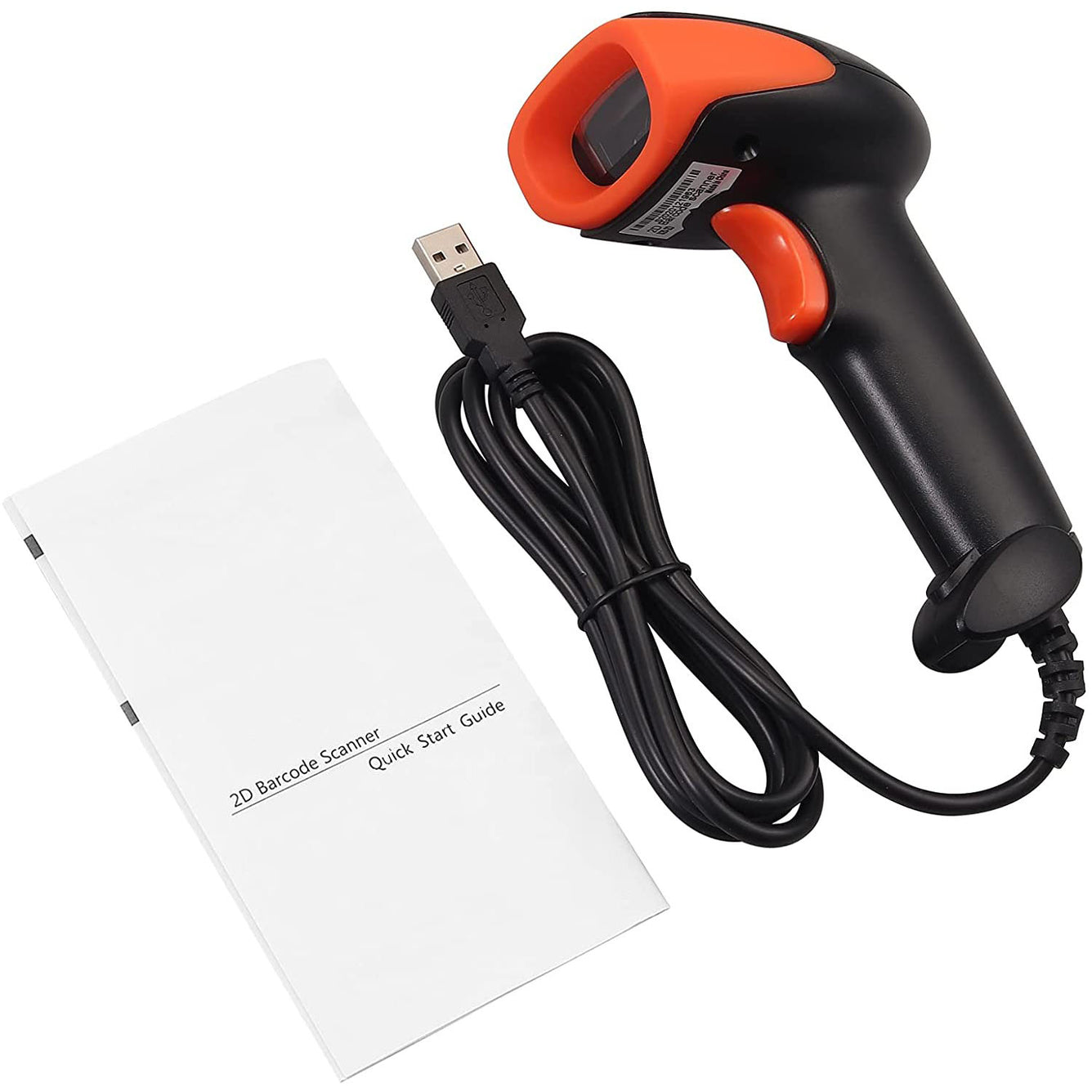 Proster Wired Barcode Scanner 1D 2D USB Barcode Reader QR Handheld Barcode Scanner