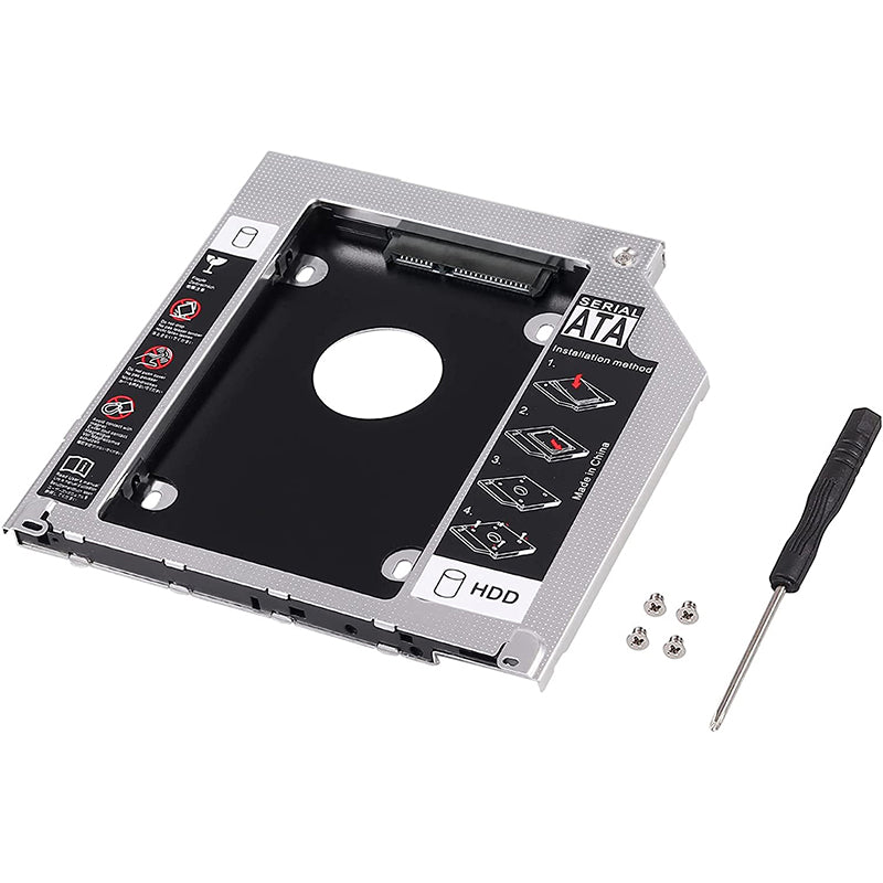 Hard Drive Caddy Tray 2nd HDD SSD Kit Compatible with 2.5