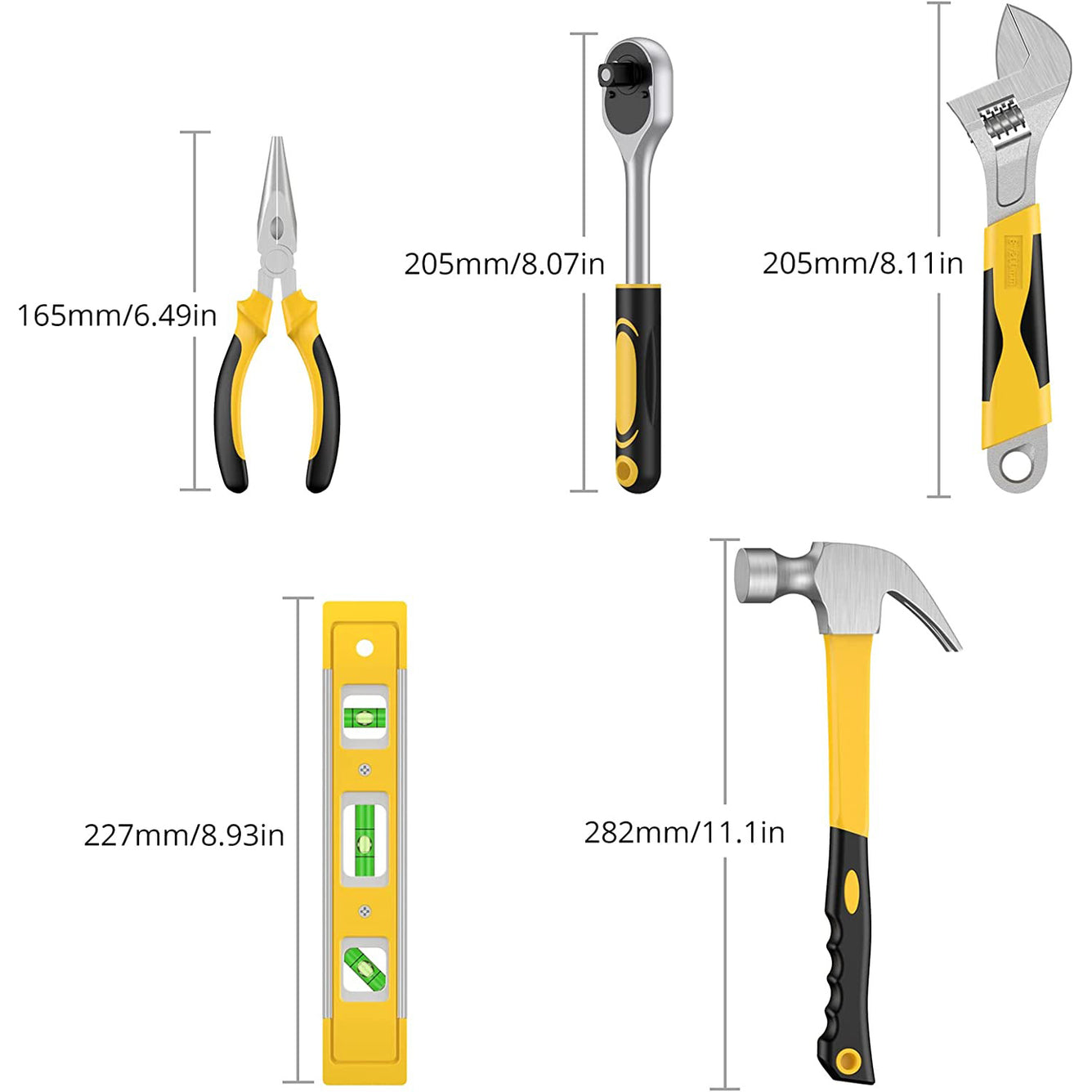 Proster Home Tool Kit 108 PCS Tool Set Household Hand Tool Kit