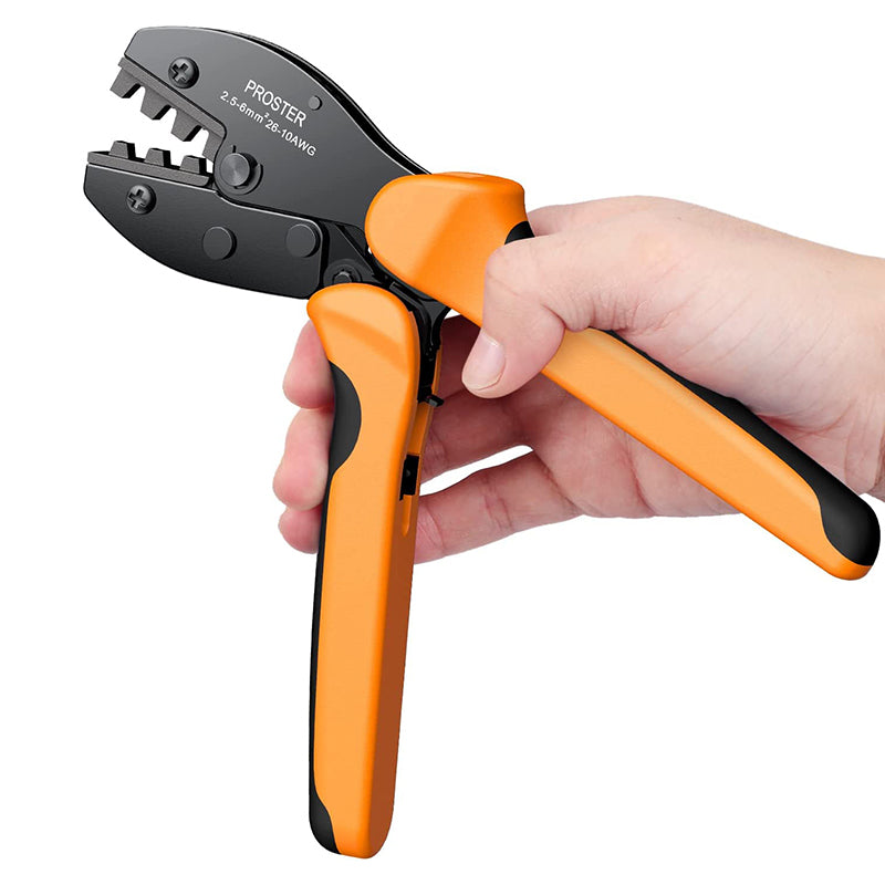 Proster Solar Crimper PV Crimping Tool Ratcheting Connector - Orange