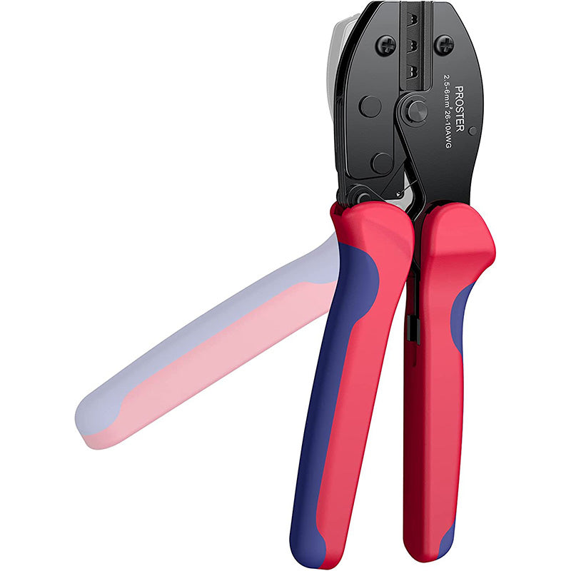 Solar Crimper PV Crimping Tool 26-10 AWG Ratcheting Connector