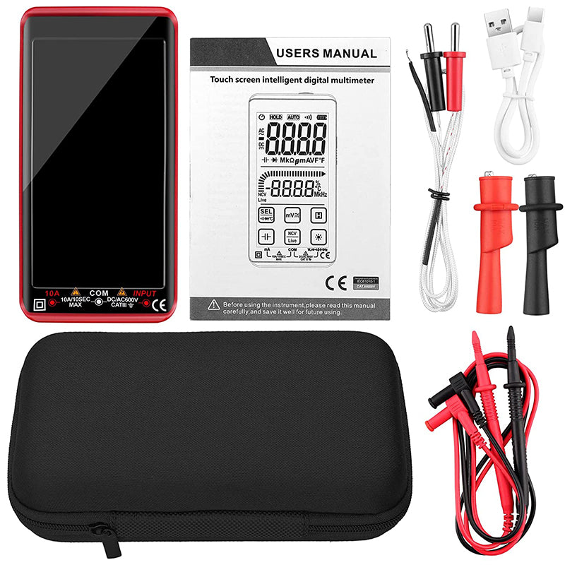 Proster Digital Multimeter 10000 Counts Smart Touch Screen TRMS Meter