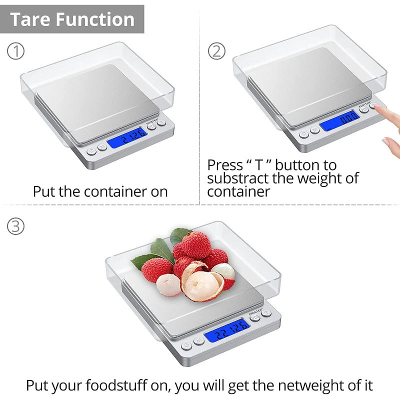 Proster Kitchen Scale 0.01-500g Mini Digital Food Scale