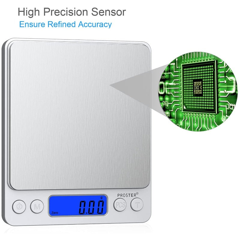 Proster Kitchen Scale 0.01-500g Mini Digital Food Scale