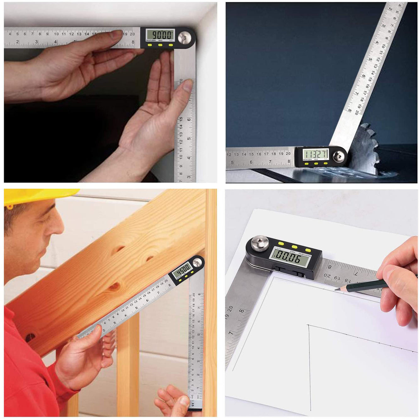 Proster Digital Depth Gauge And 8 Inch Digital Angle Finder