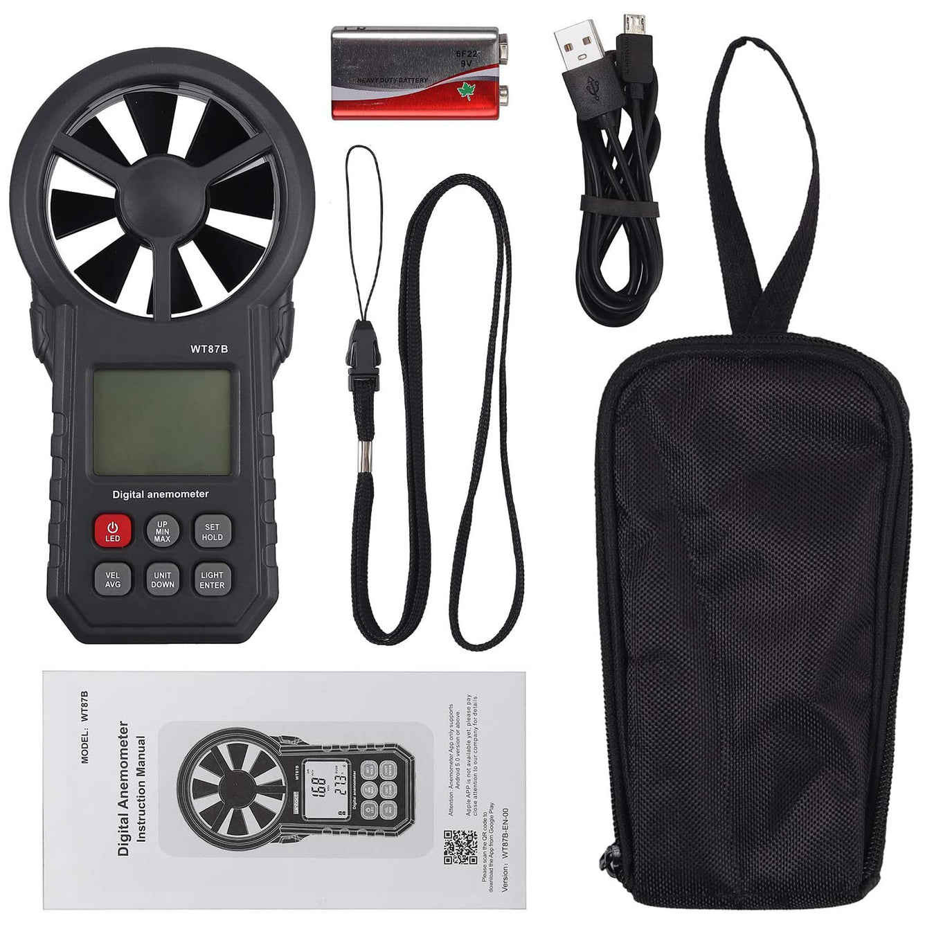 Proster Digital Wind Speed Anemometer