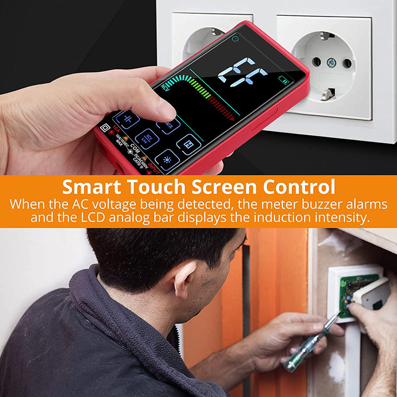 Proster Digital Multimeter 10000 Counts Smart Touch Screen TRMS Meter