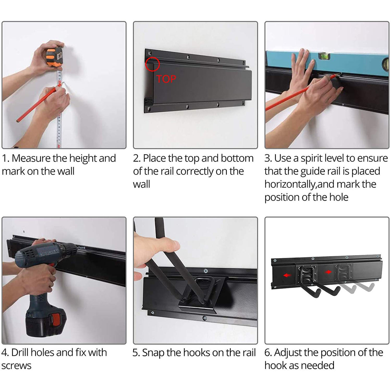 Proster Garage Storage Wall Hooks