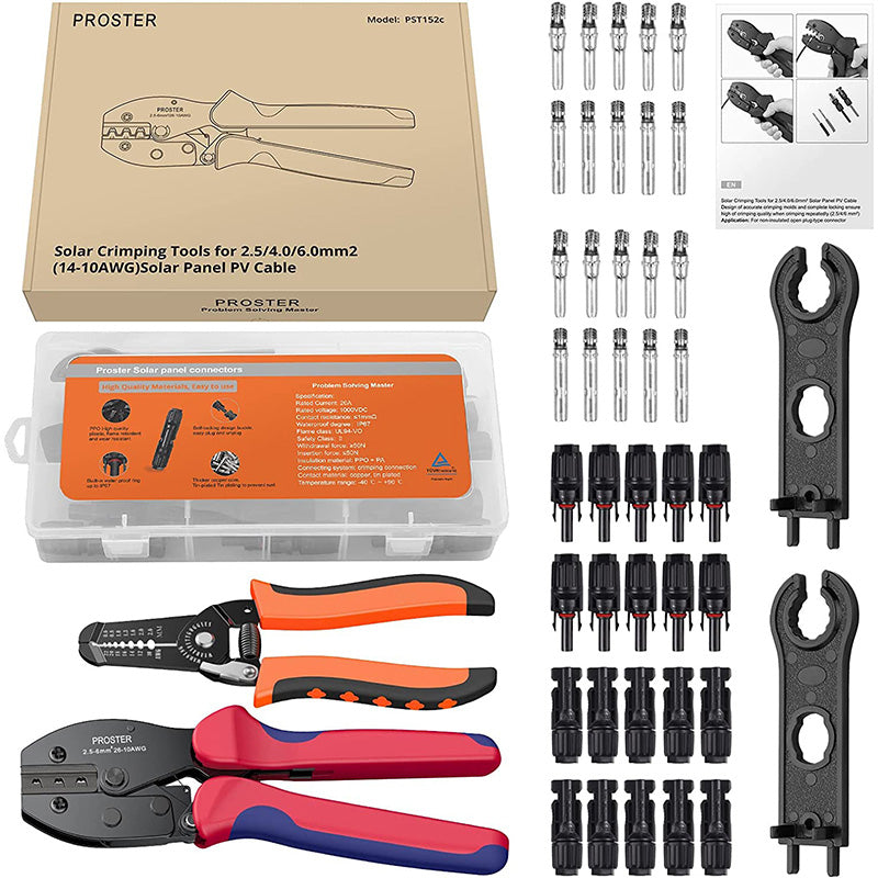 Proster Solar Crimping Tools Stripper for 2.5/4.0/6.0mm²