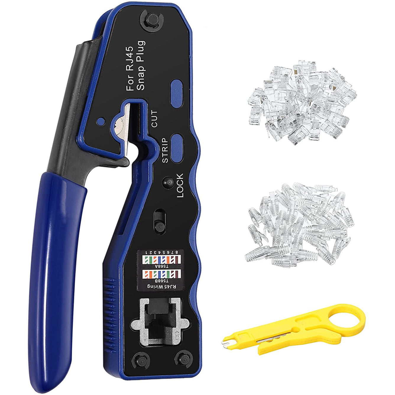 Proster RJ45 Crimp Tool Set All-in-one RJ45 Crimping Tool Kit