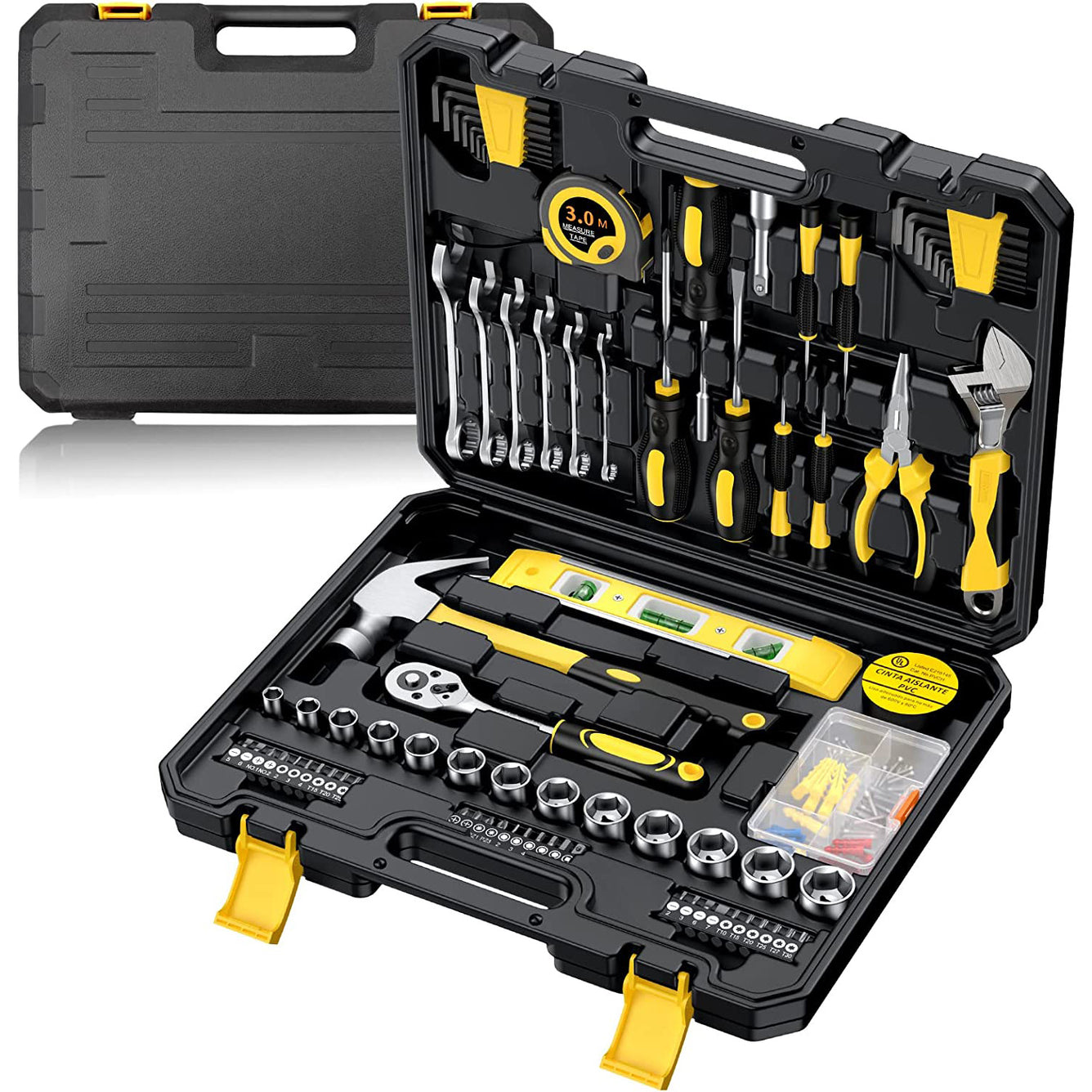 Proster Home Tool Kit 108 PCS Tool Set Household Hand Tool Kit