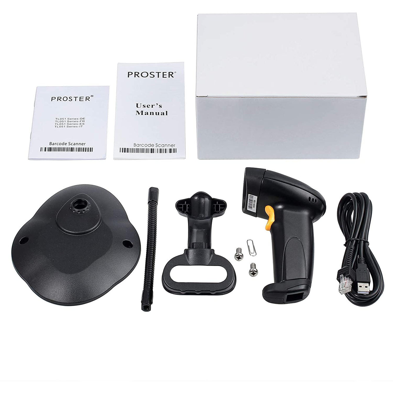 Proster Barcode Scanner USB Barcode Reader