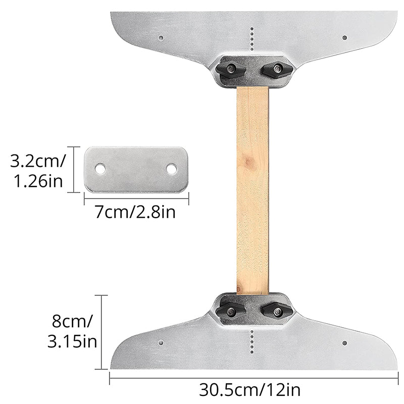 Proster Stair Tread Template Set, Stair Tread Jig, Stair Cutting Tools