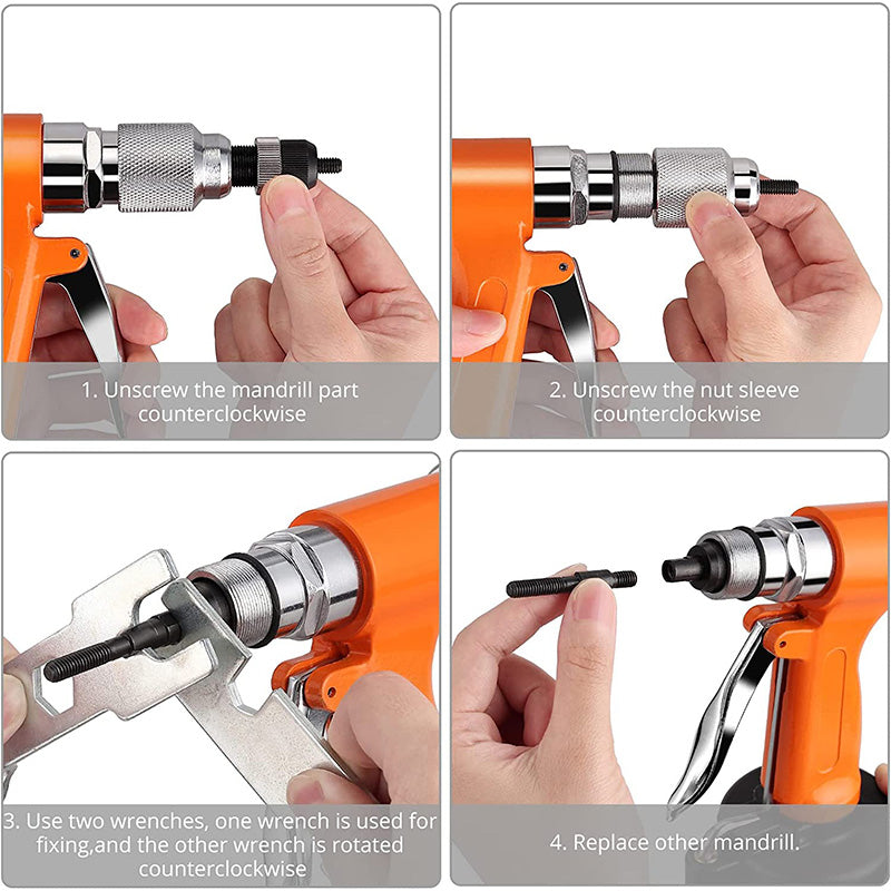 Proster Heavy Duty Pneumatic Rivet Nut Gun
