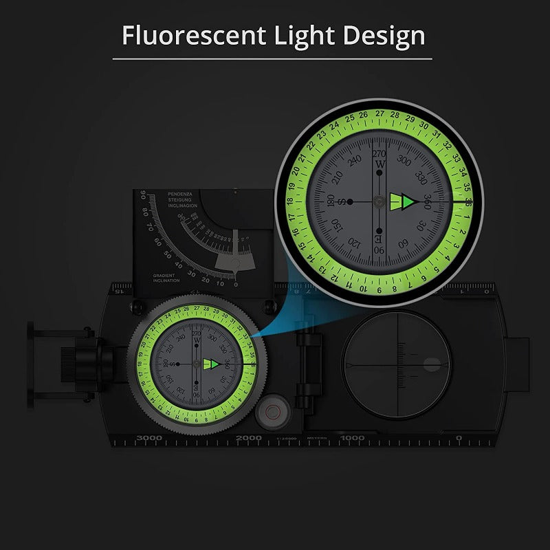 Proster IP65 Hiking Compass with Sighting Clinometer