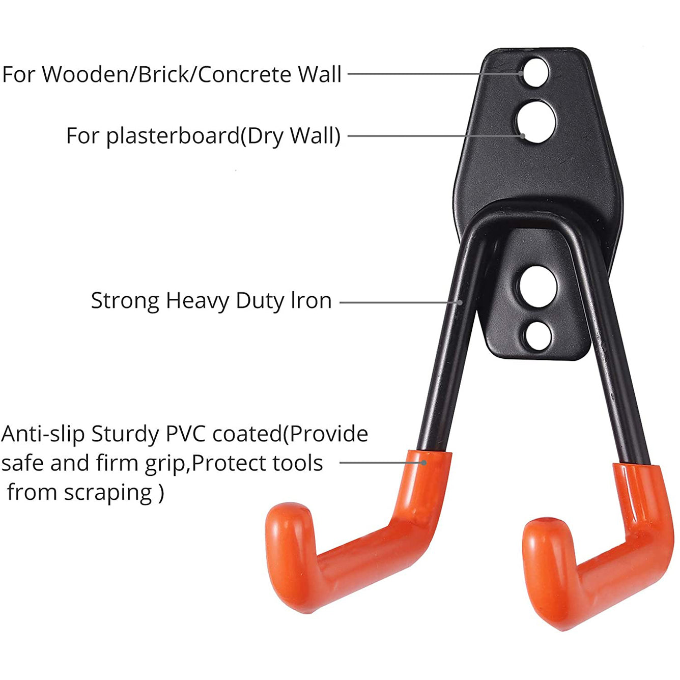 Proster Garage Hooks 10 PCS Heavy Duty Wall Hooks