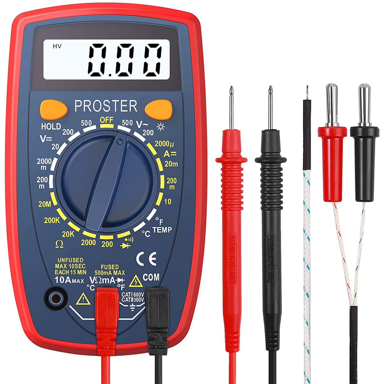 Proster Digital Multimeter 1999 Portable Multi Tester