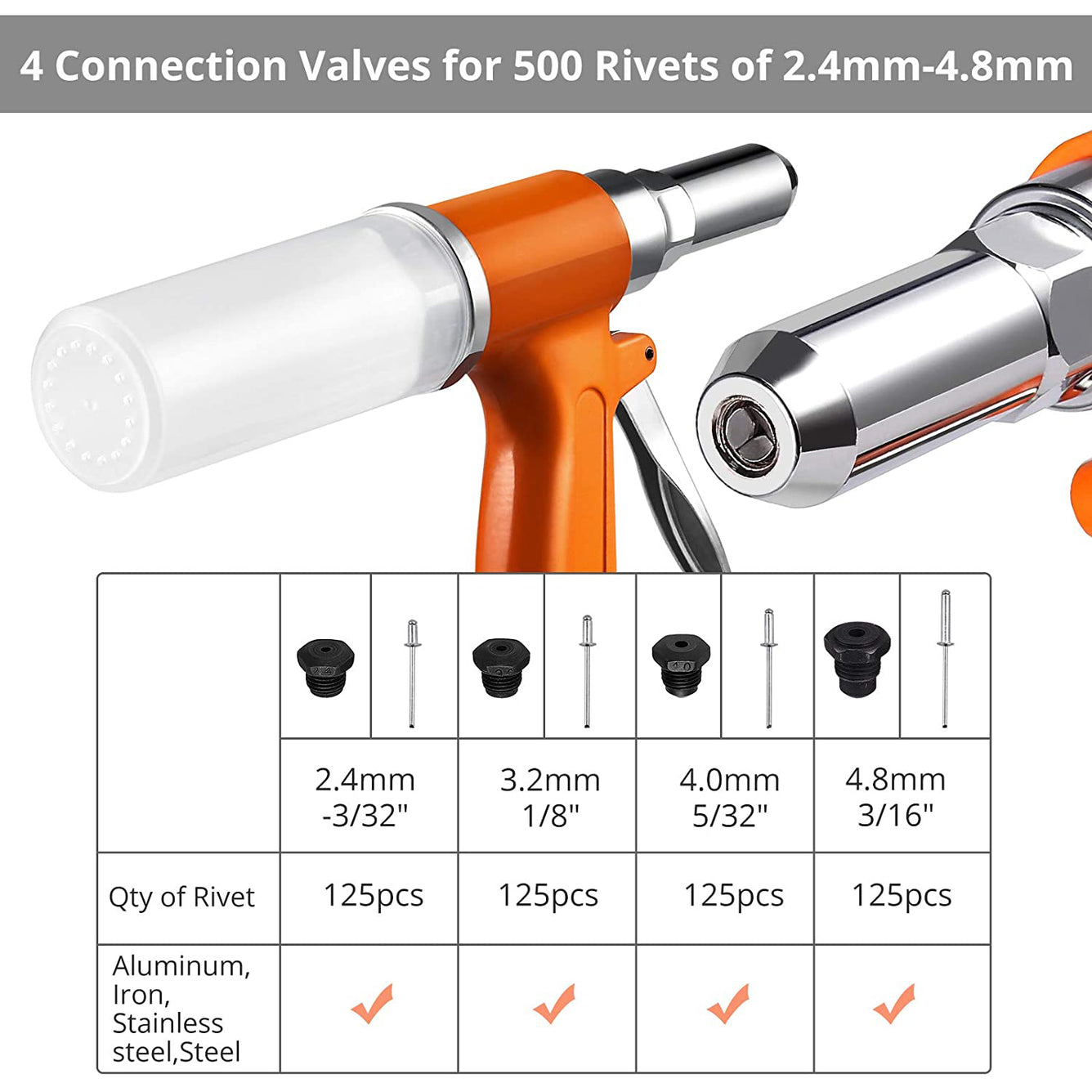 Proster Pneumatic Duty Air Hydraulic Riveter
