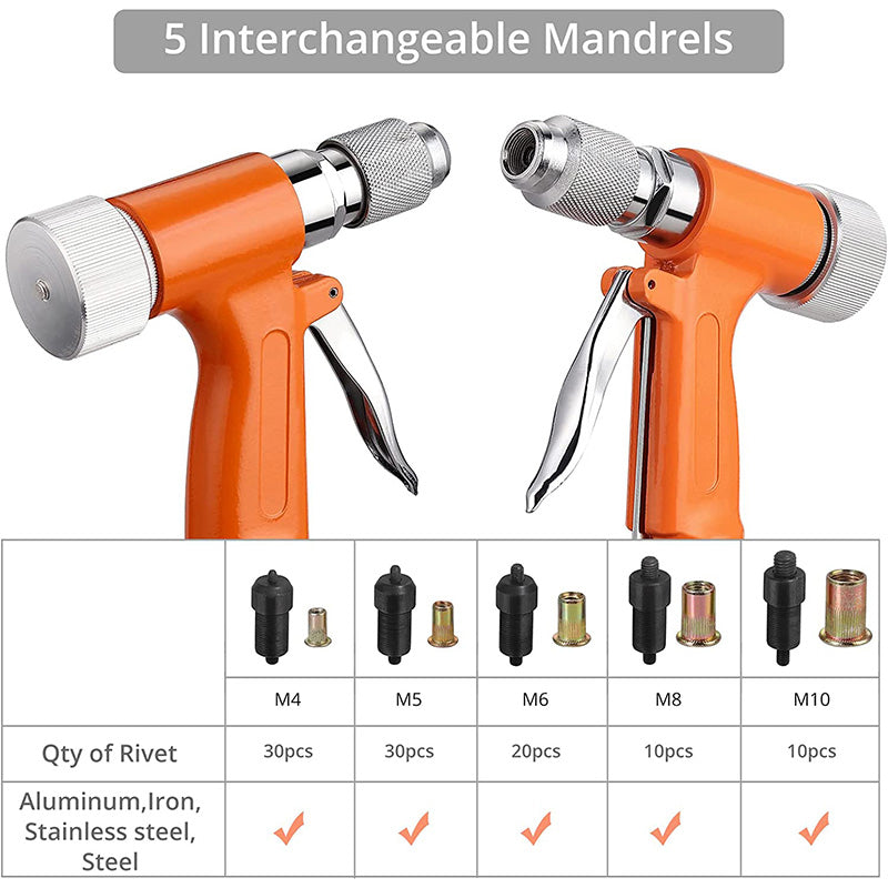 Proster Heavy Duty Pneumatic Rivet Nut Gun