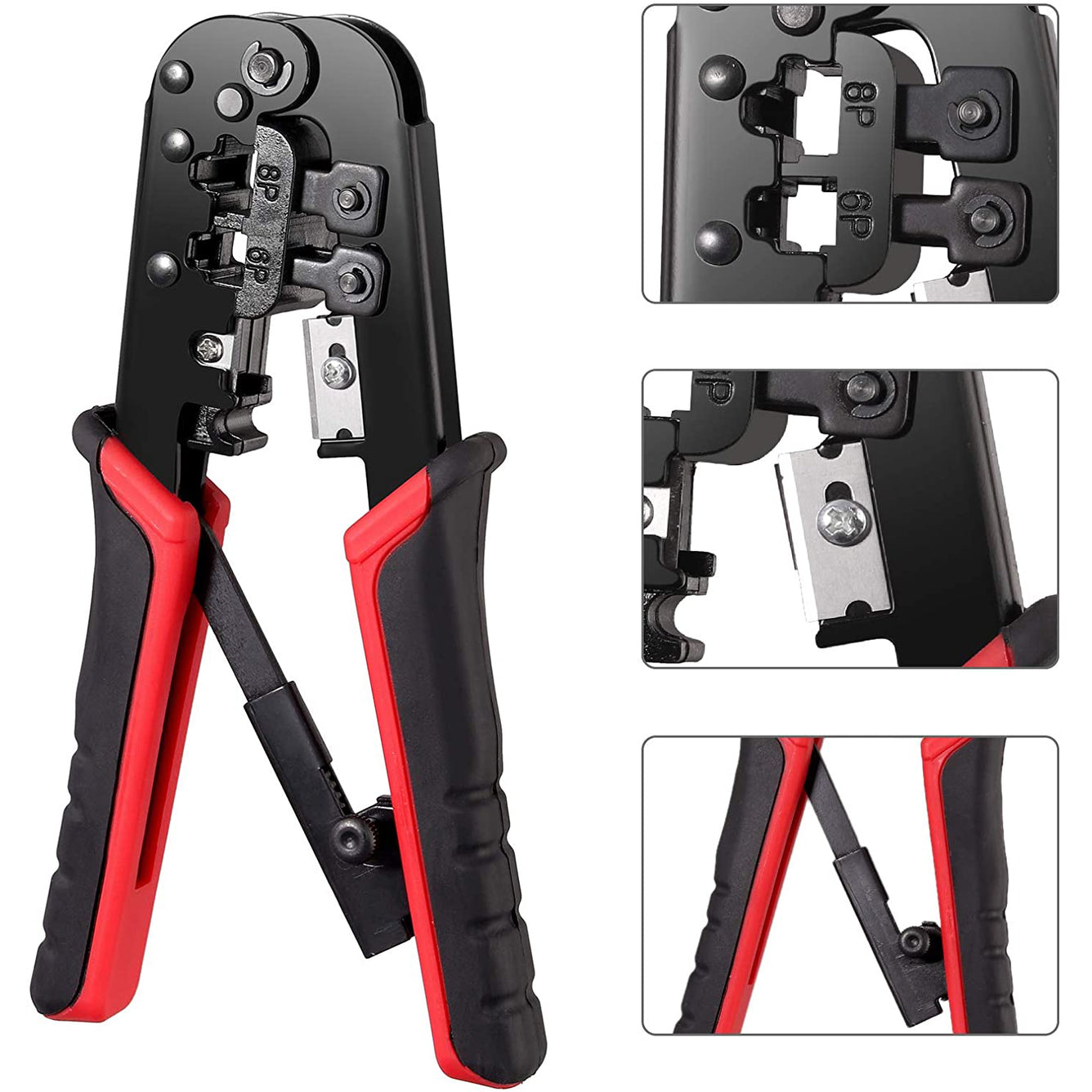 Proster RJ45 Crimp Tool Set Red