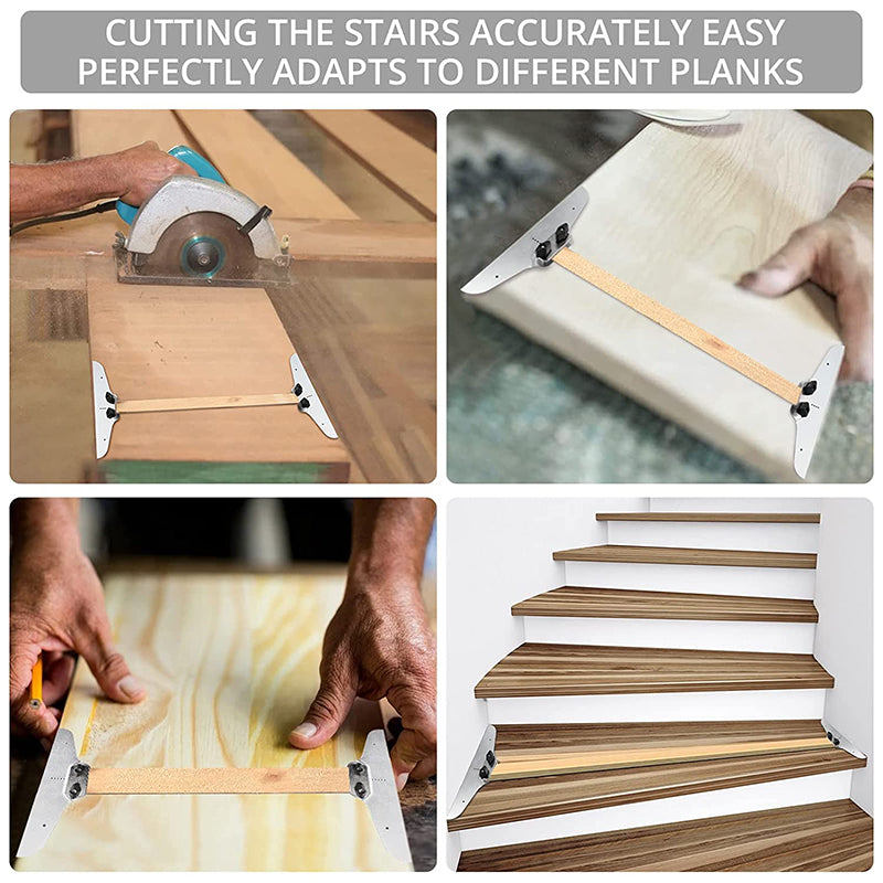 Proster Stair Tread Template Set, Stair Tread Jig, Stair Cutting Tools