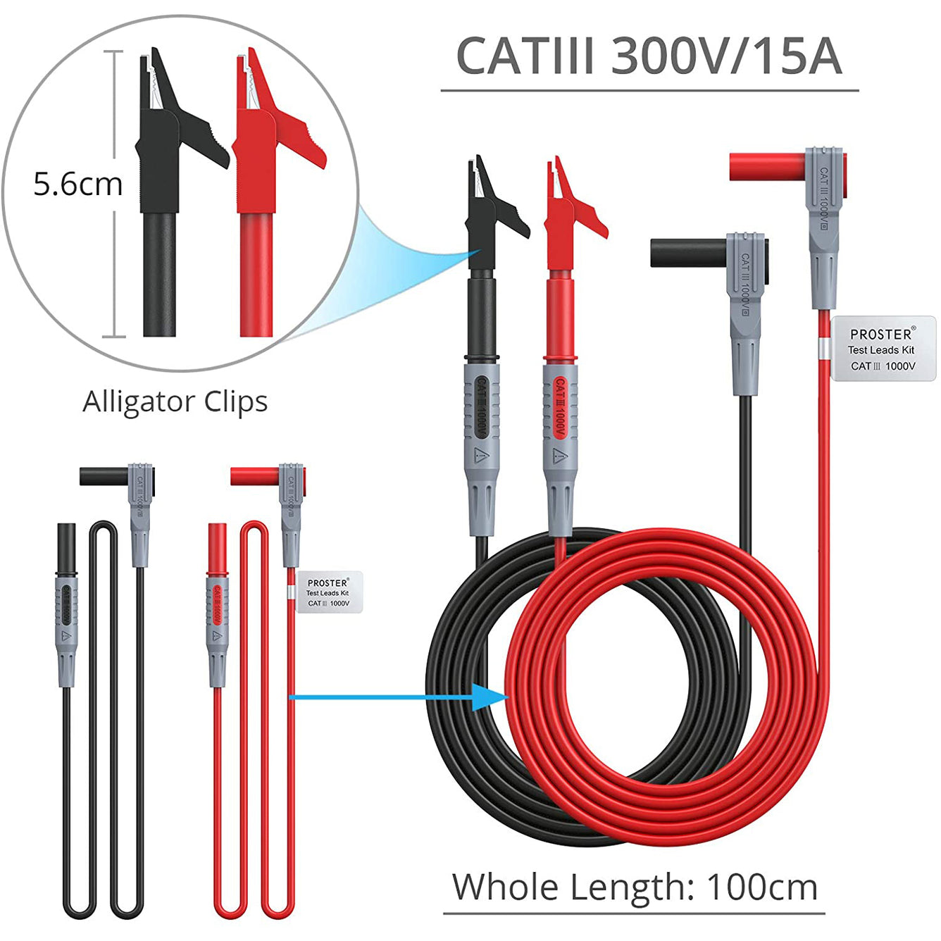 Proster Multimeter Test Leads Kit