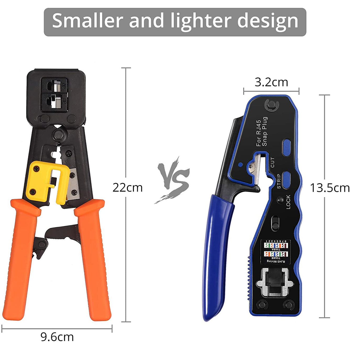 Proster RJ45 Crimp Tool Set All-in-one RJ45 Crimping Tool Kit