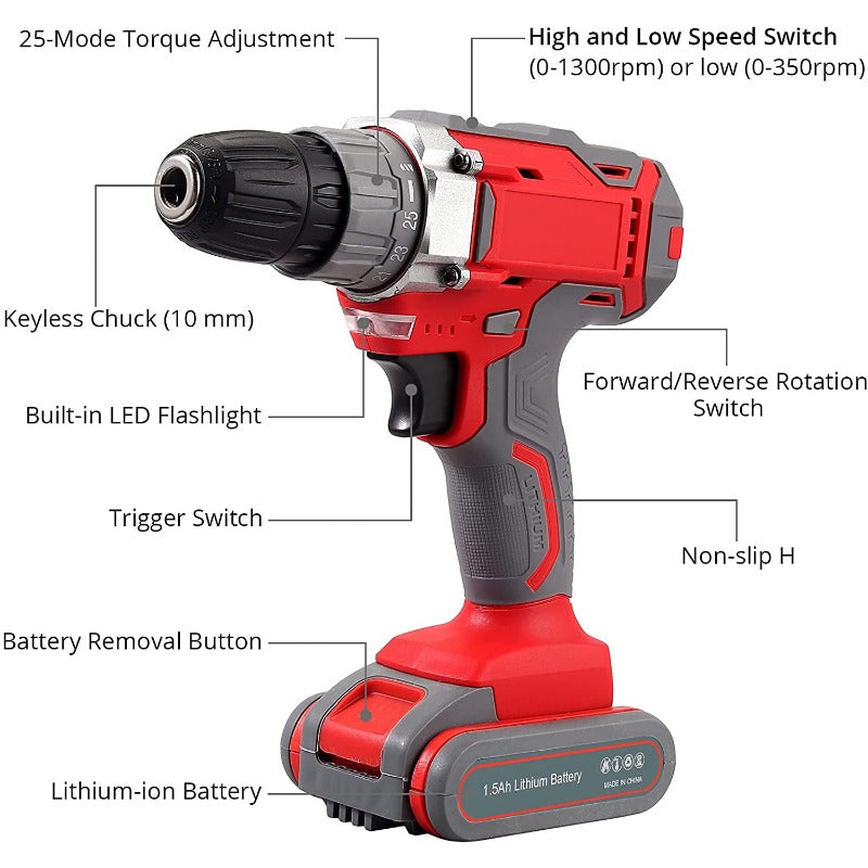Proster Household Tool Kit with Drill Tool Kit Set