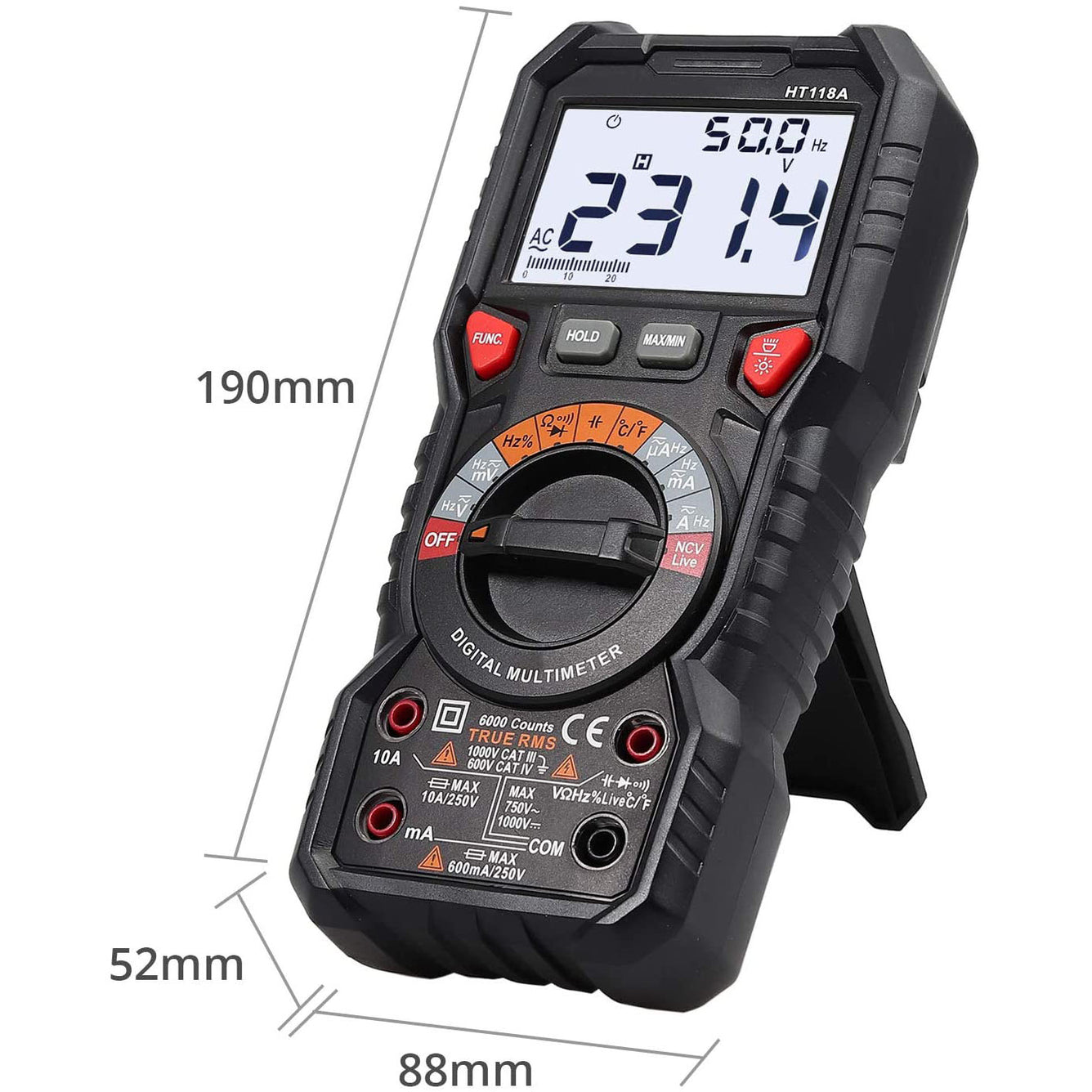 Proster 6000 Count TRMS Digital Multimeter