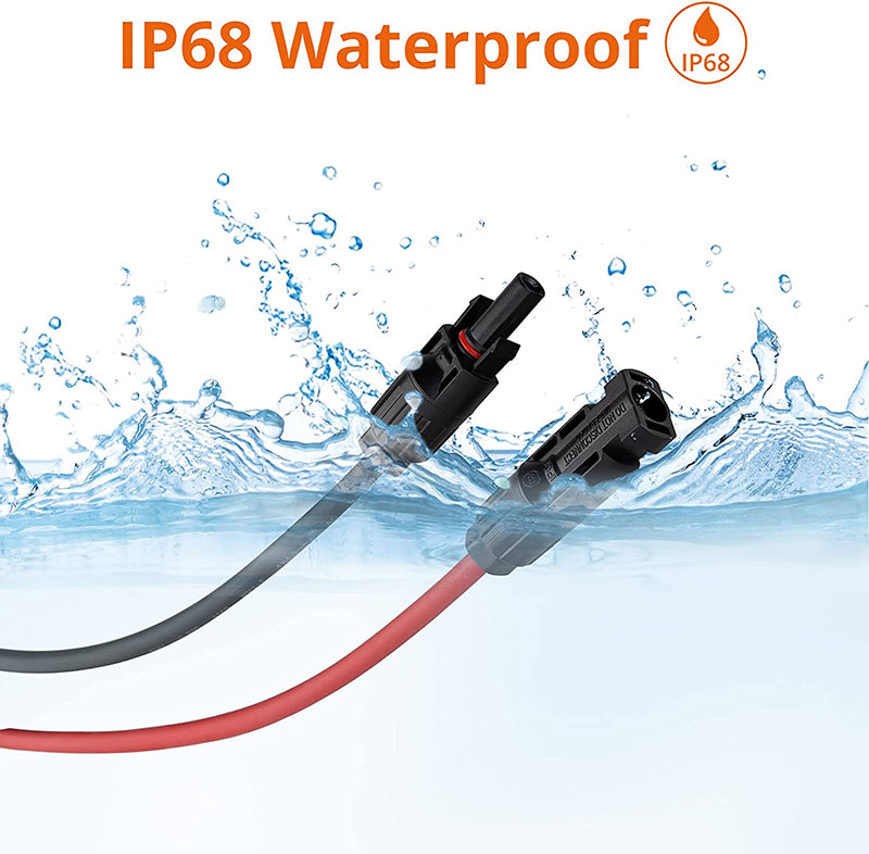 Proster Solar Panel Extension Cable 10m/32ft 10AWG (10m/32ft Red + 10m/32ft Black)