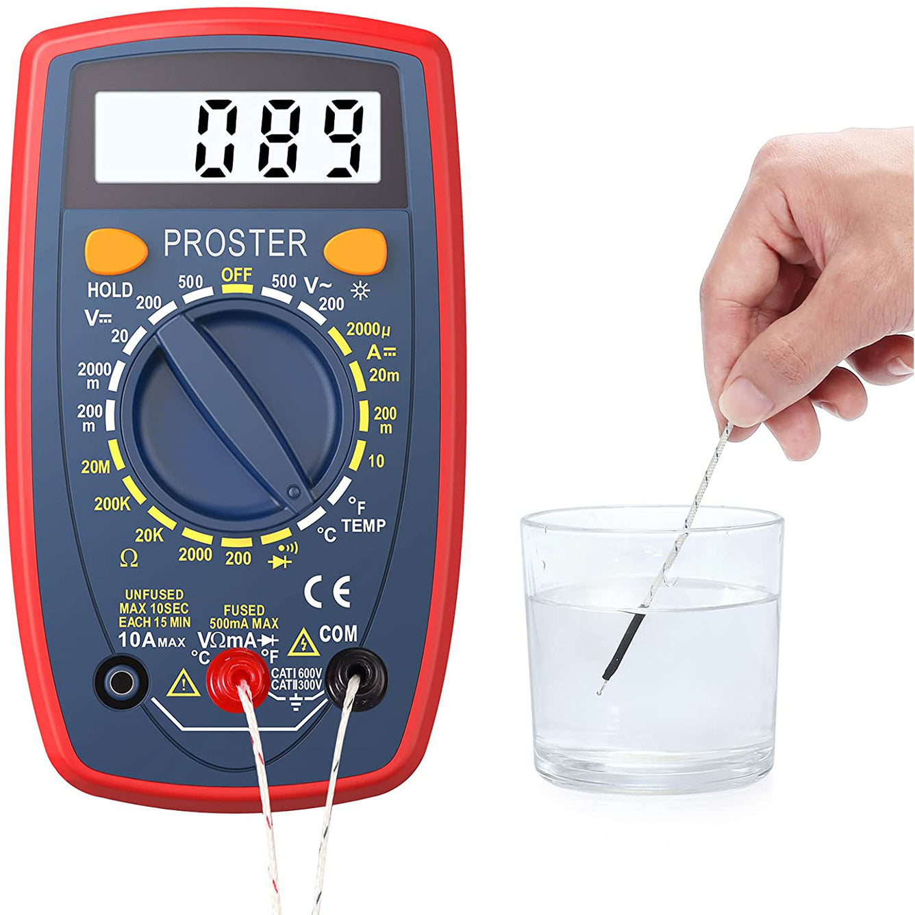 Proster Digital Multimeter 1999 Portable Multi Tester