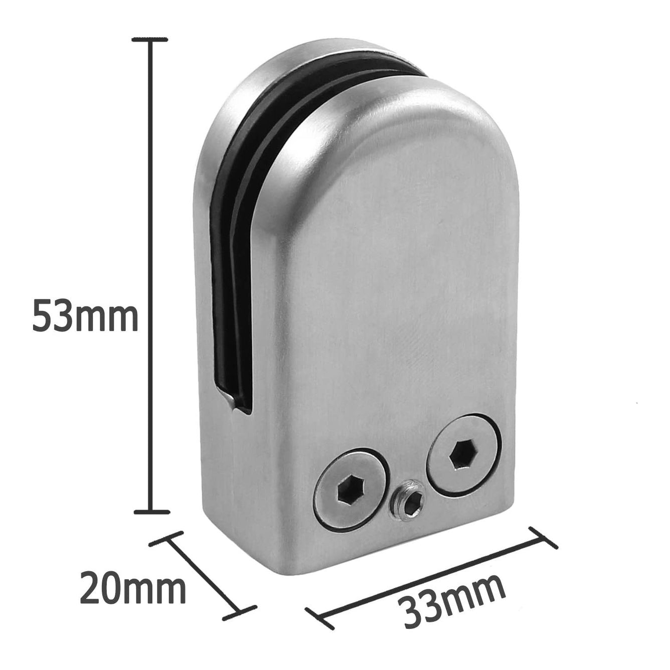 Proster Glass Clamps 8 PCS 6-8mm Stainless Steel 304