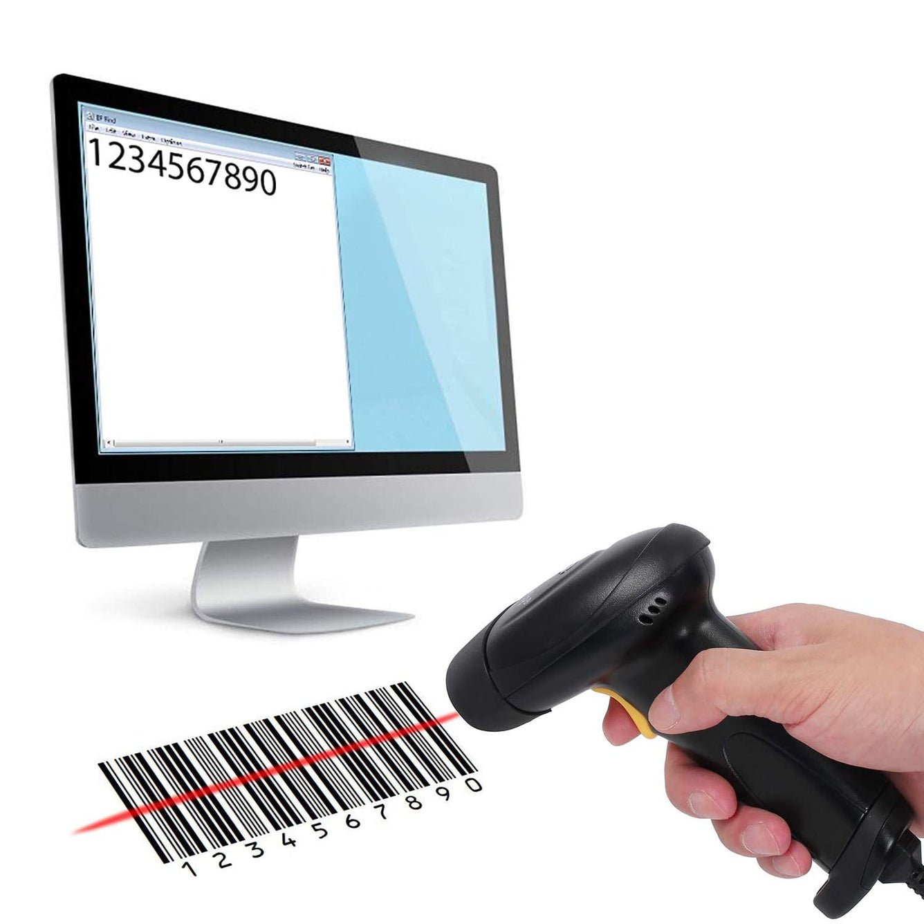 Proster Barcode Scanner USB Barcode Reader