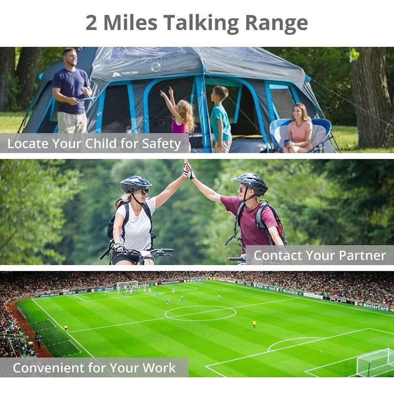 Proster Walkie Talkies 16 Channels Rechargeable Walky Talky